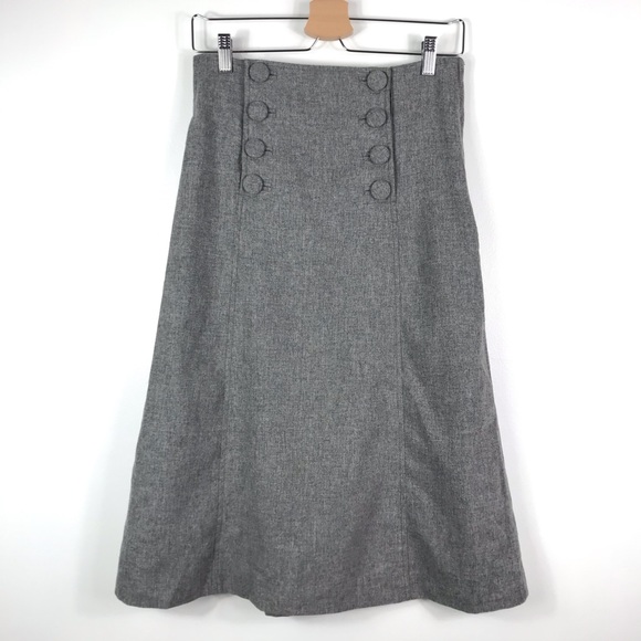 H&M Dresses & Skirts - H&M | Gray High Waist Wool Blend Skirt